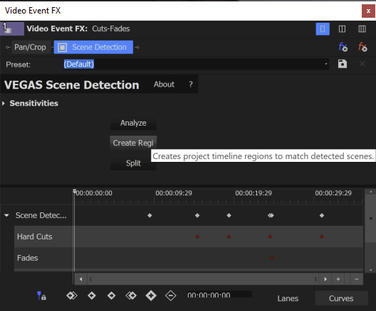 Scenepd Error Code Scene/Edit Detection
