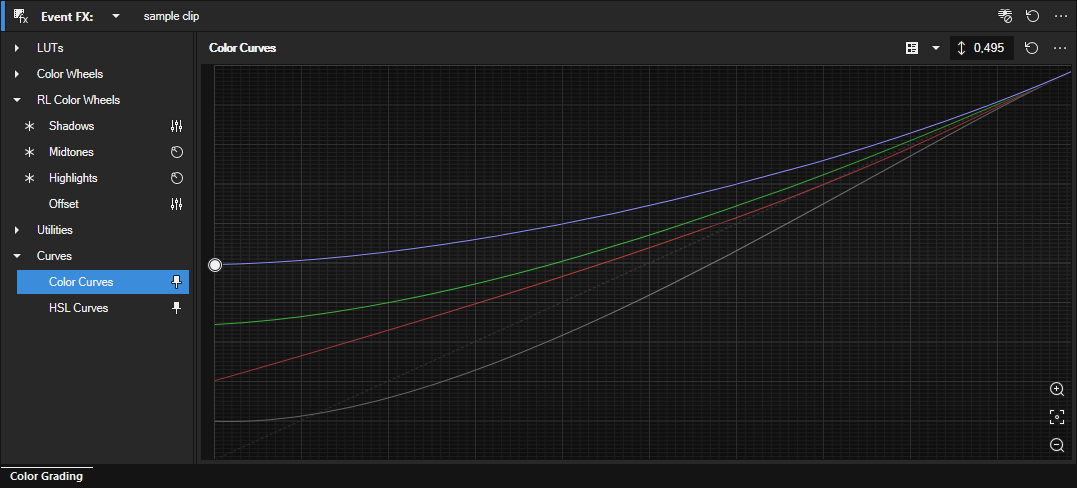 Color Curves overview