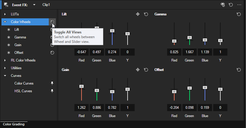 Slider view